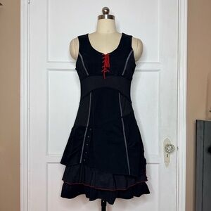 Cache Cache black and red dress